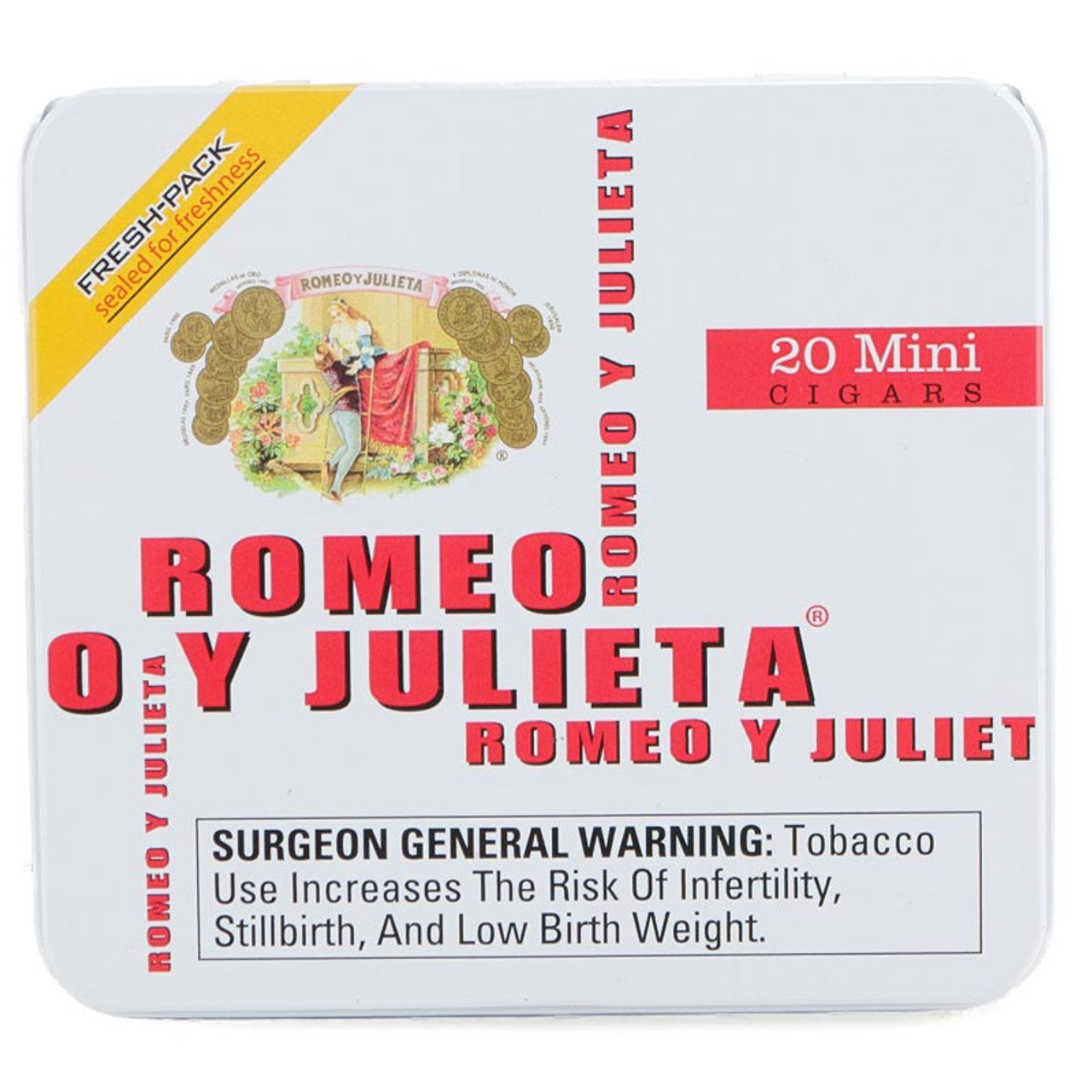 Romeo Y Julieta 1875 Mini White Original Tins