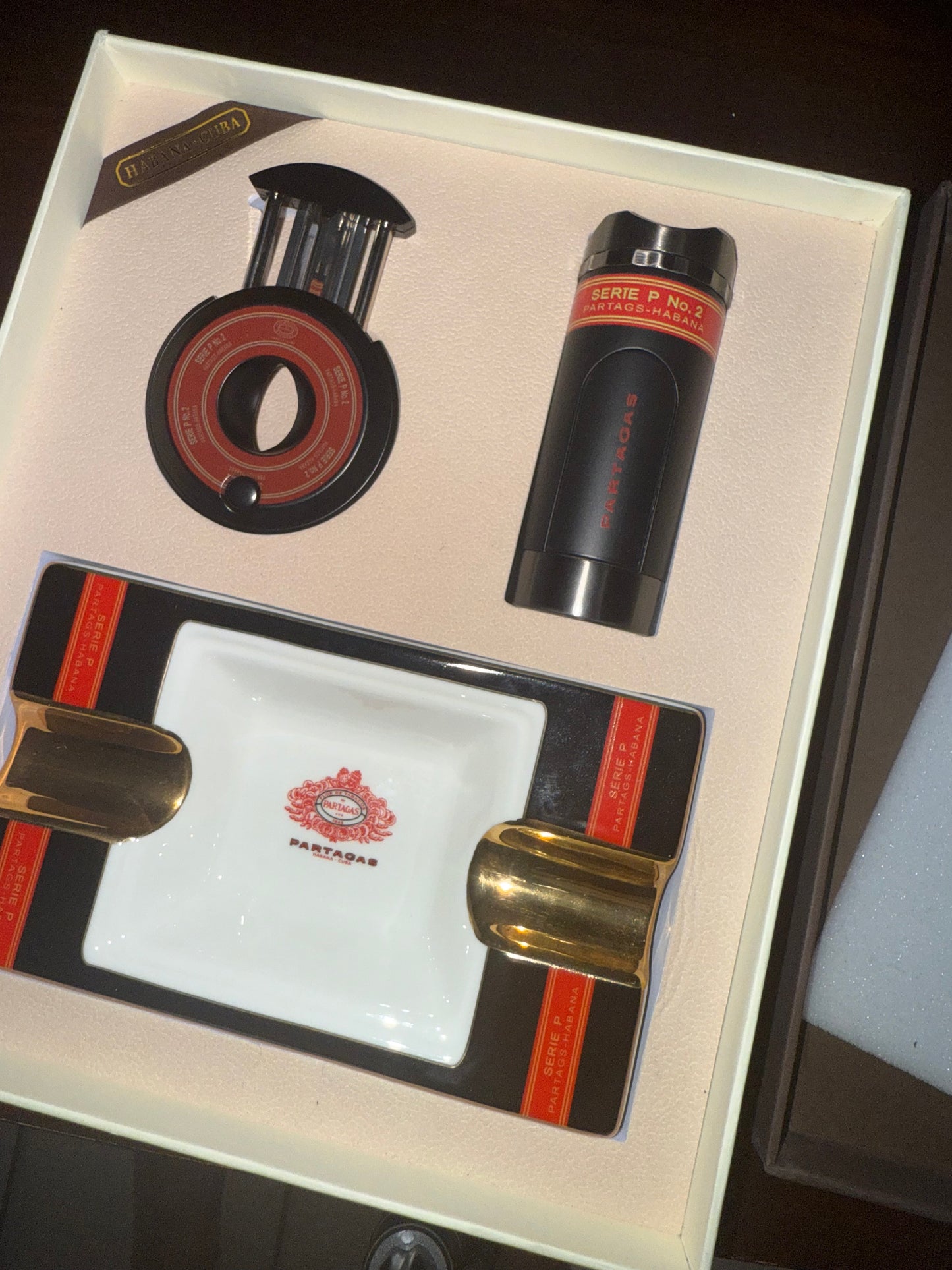 Partagás Serie P Cigar Accessory Gift Set
