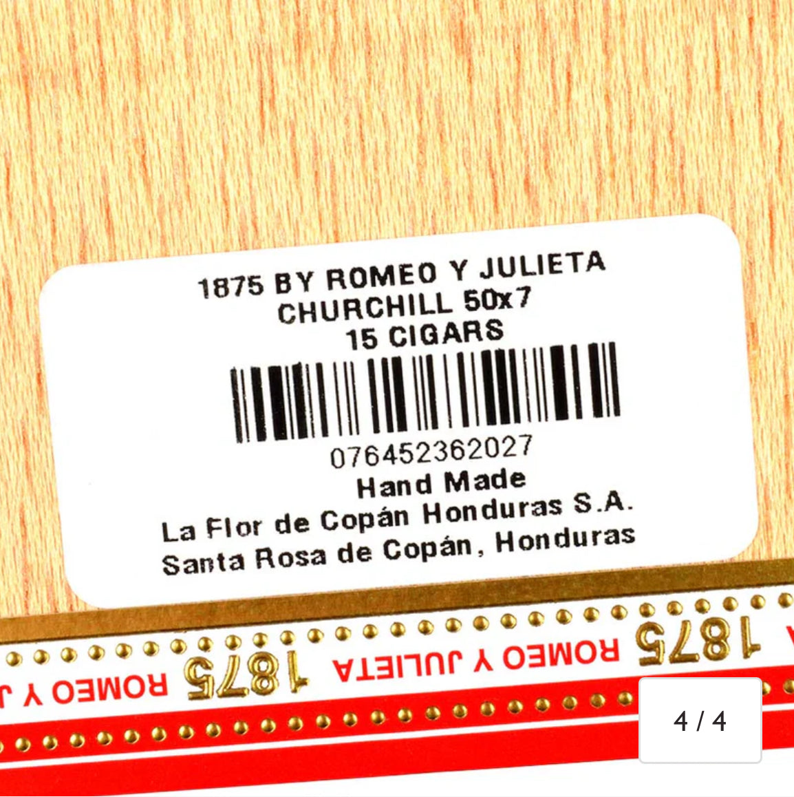 1875 Romeo y Julieta Churchill