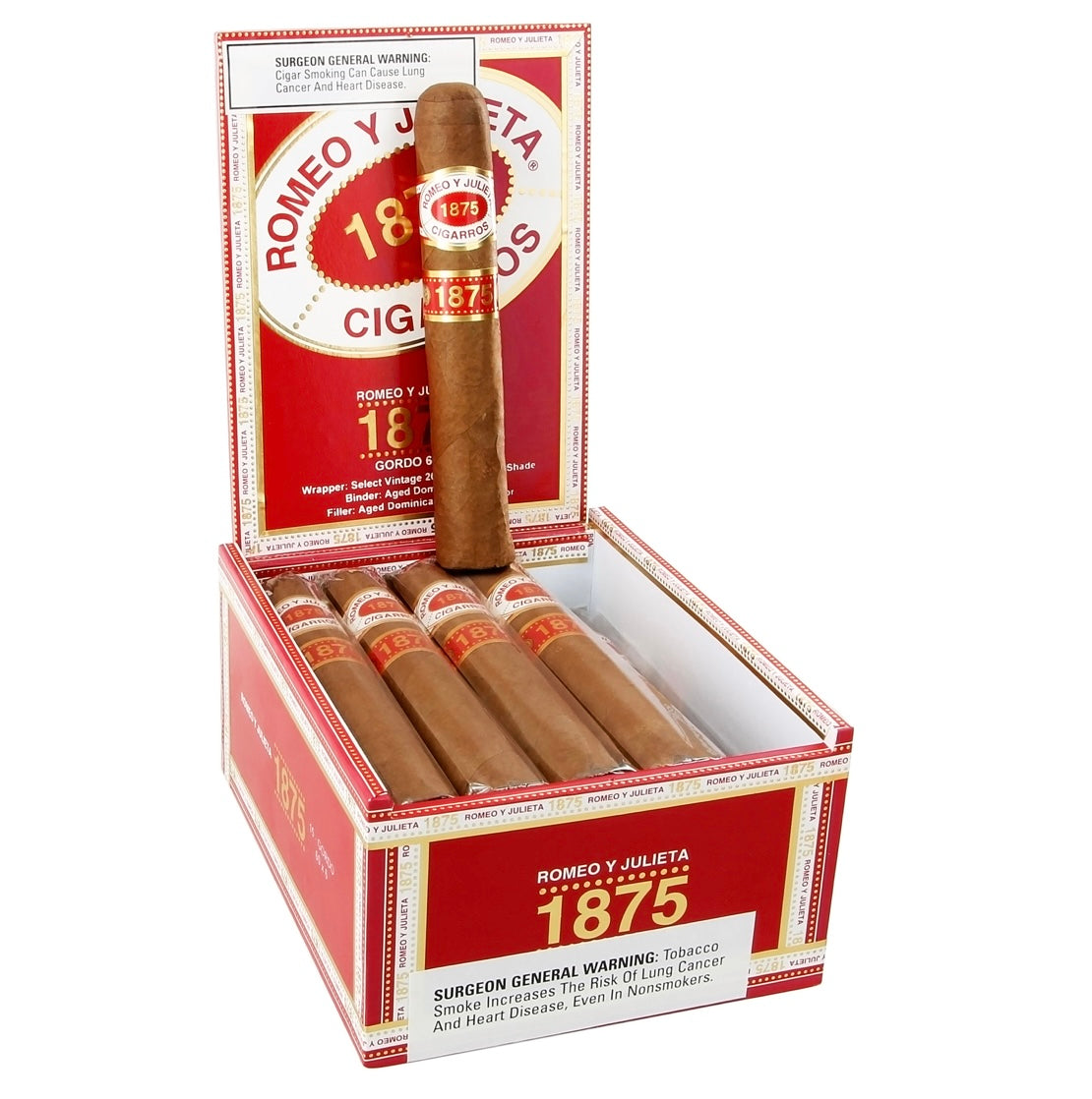 1875 Romeo y Julieta Gordo