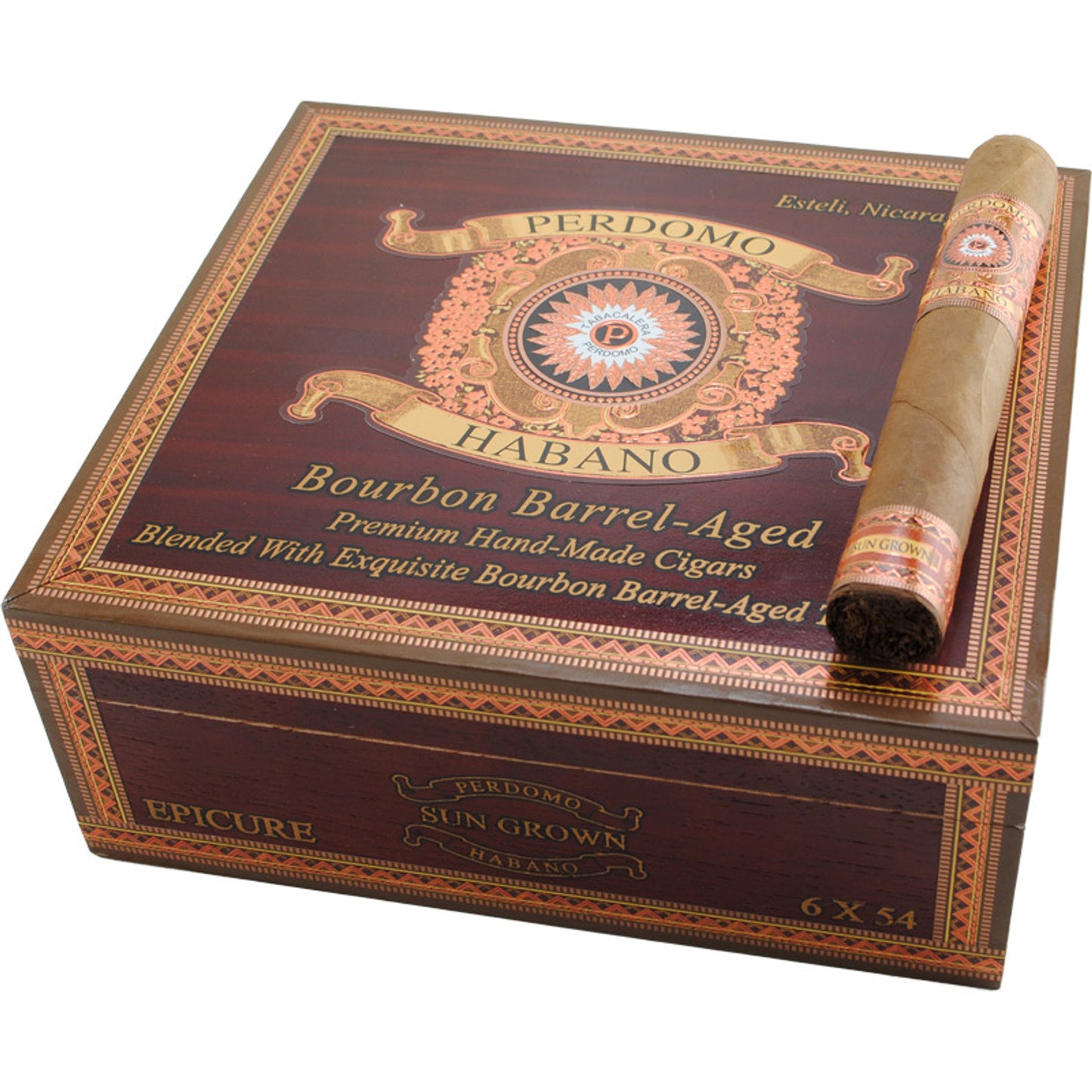 Perdomo Habano Bourbon Barrel Aged Epicure Sun Grown