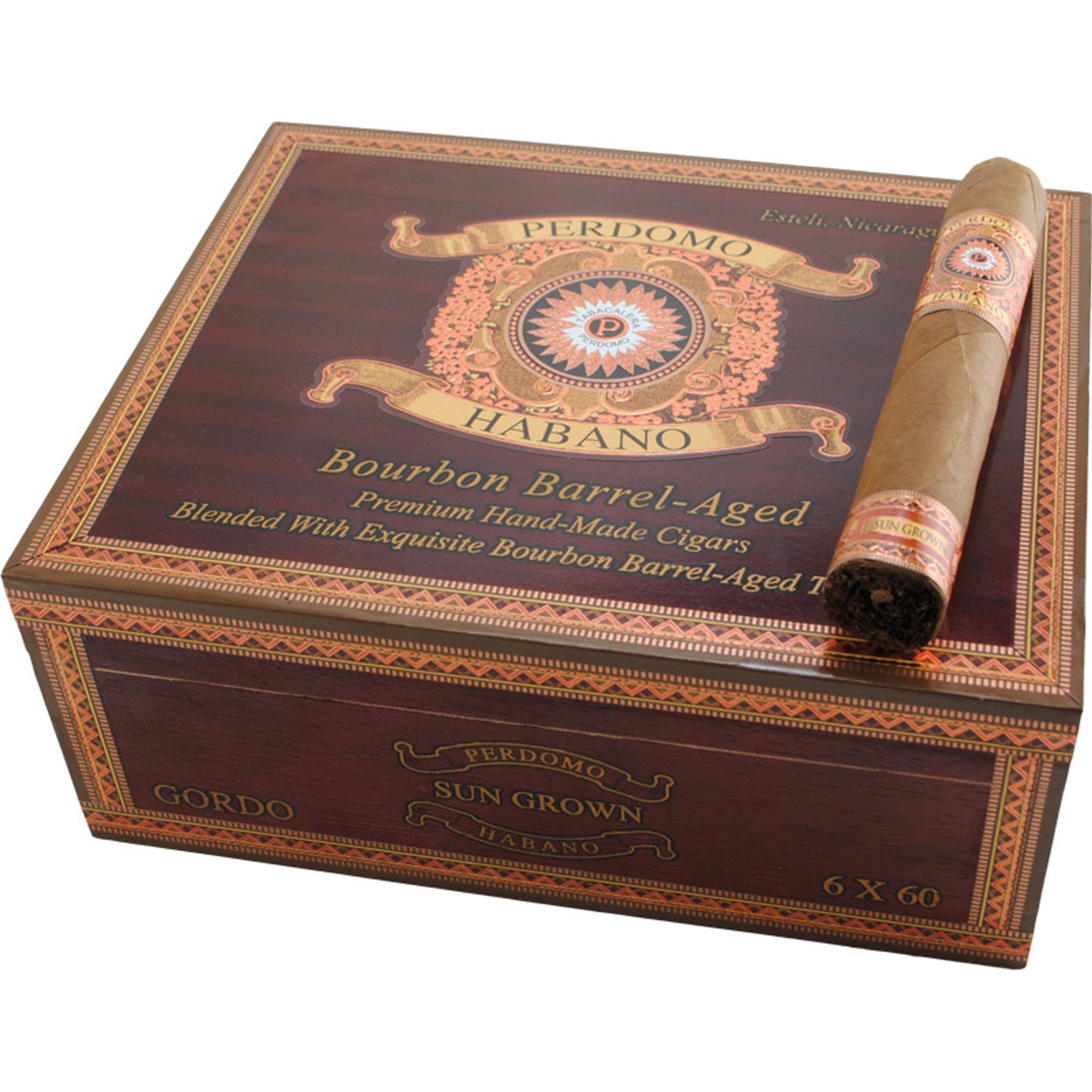 Perdomo Habano Bourbon Barrel Aged Gordo Sun Grown