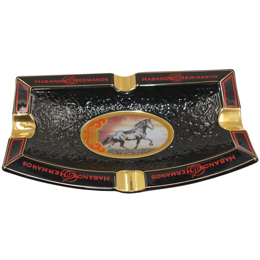 The Gentlemen Club Collection- Azabache Cigar Ashtray - 12” x 7.2” x 2”