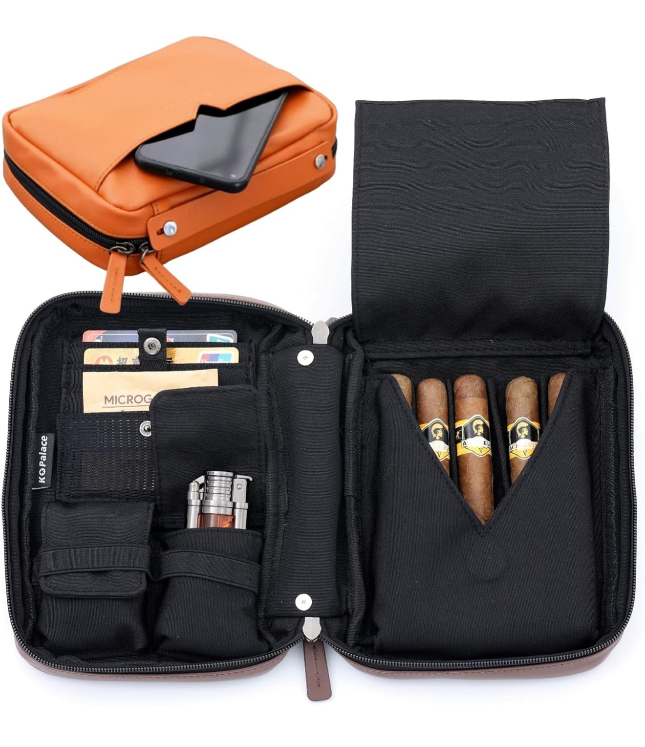 King's Palace Luxury Cigar Travel Humidor