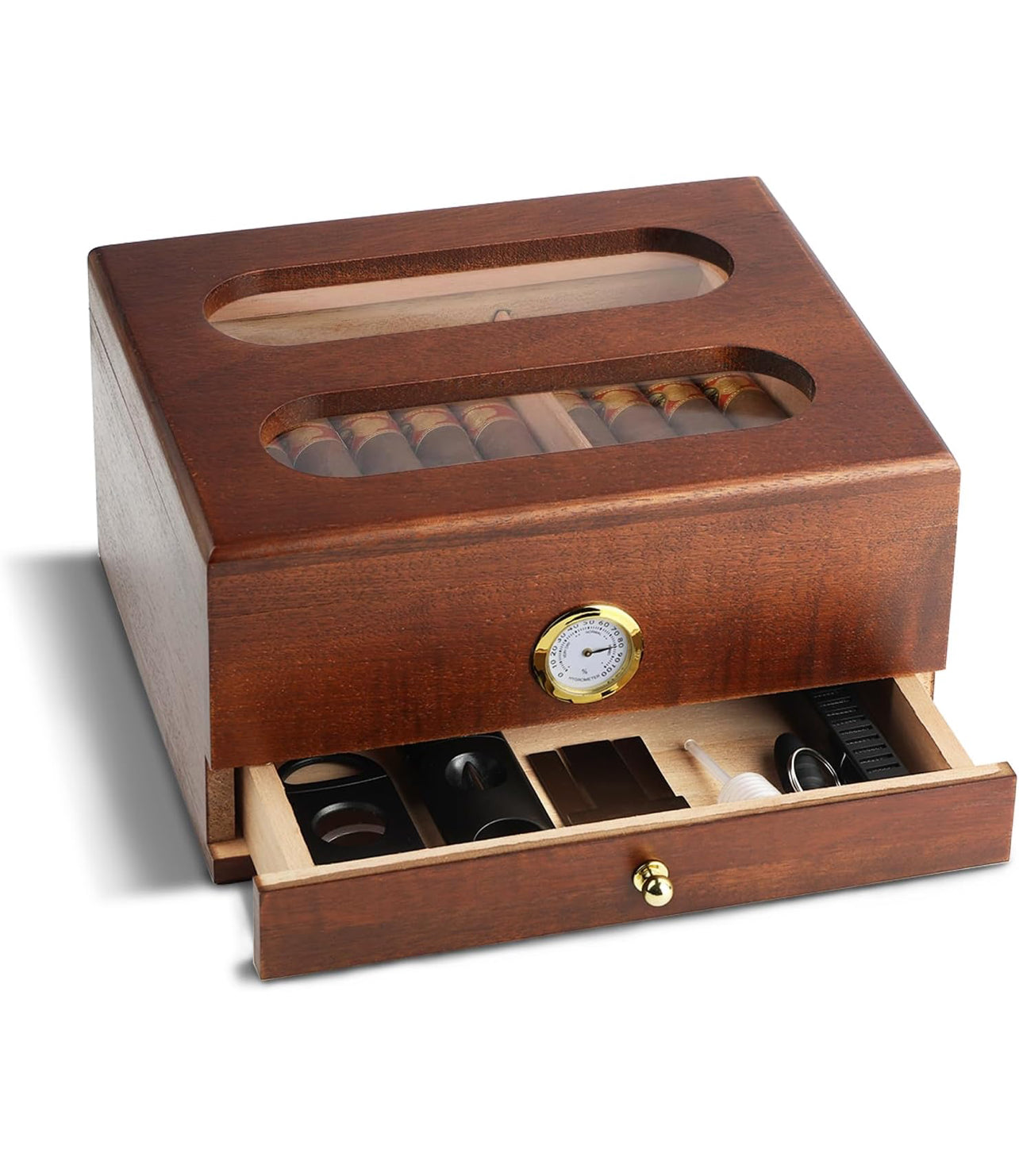 Premium Spanish Cedar Wood Humidor Box