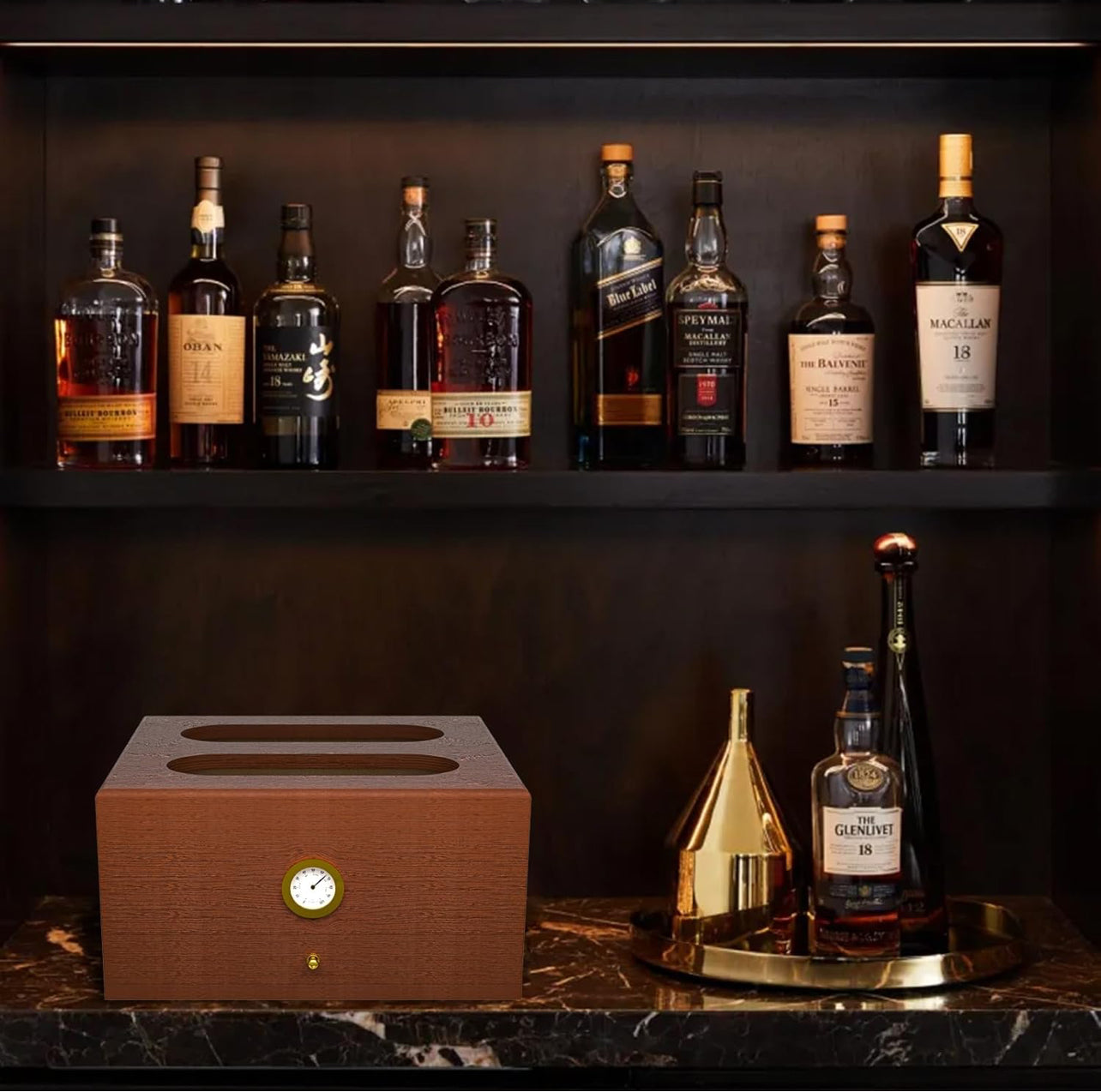 Premium Spanish Cedar Wood Humidor Box